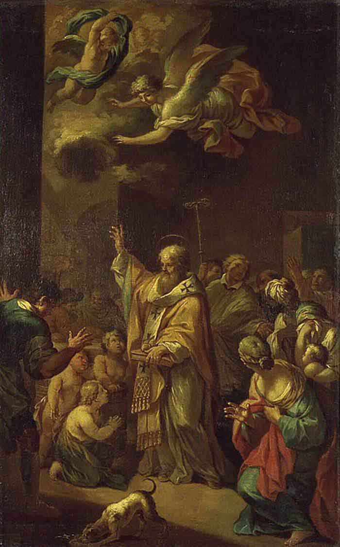 Bon Boullogne St Nicholas Resuscitates the Children